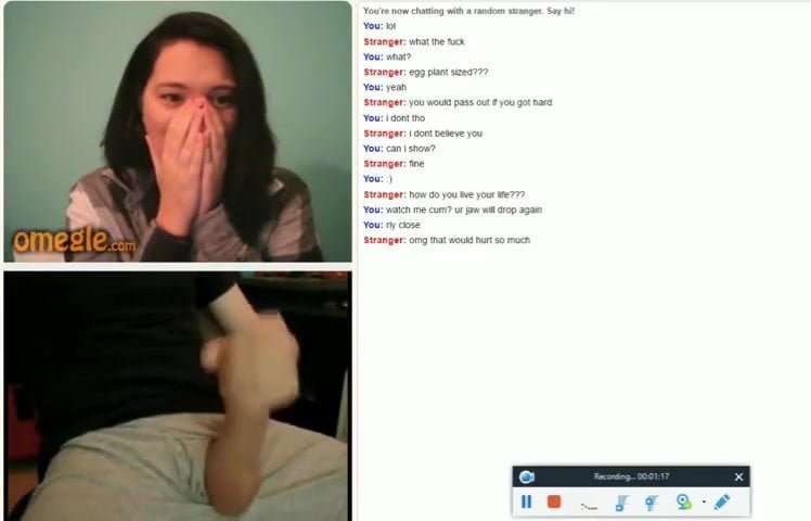 Omegle Thick Cock Reaction.