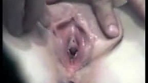 Closeup Pussy Shaved and Clenching Orgasm