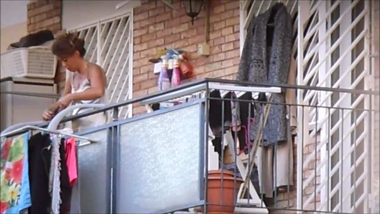 Flashing Neighbours Balcony Free Videos