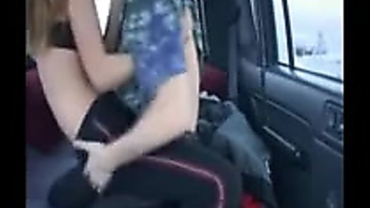 Amateur College couple Reality Real Homemade sex in Car