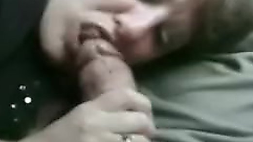 Sucking a BIG FAT cock and eating every drop of his CUM
