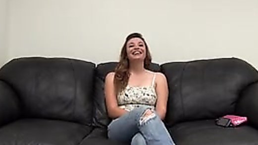 Her First Anal  Backroom Casting Couch