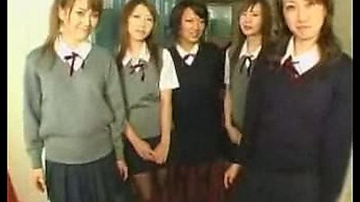 Asian Schoolgirl Pussy Buffet