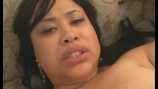 Exotic Asian BBW Takes Cock Up Her Fat Ass