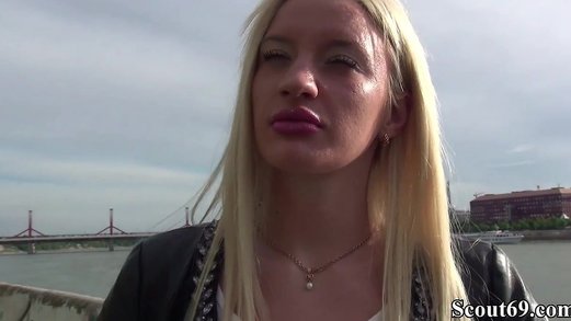German Scout - Blond Teeny Angela Vital Seduce to Fuck