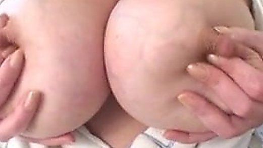 Big tits mature strip and play