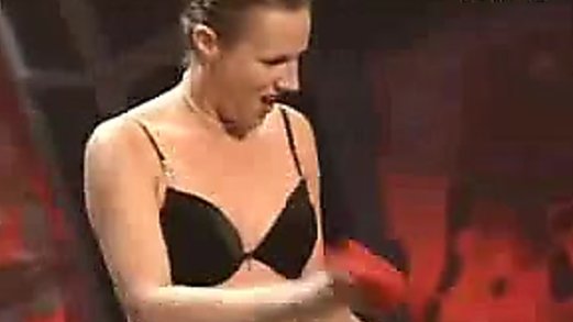 Female Magician gets Totally Naked on Stage: Free Porn