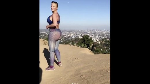 Amy Jackson takes another Hike.