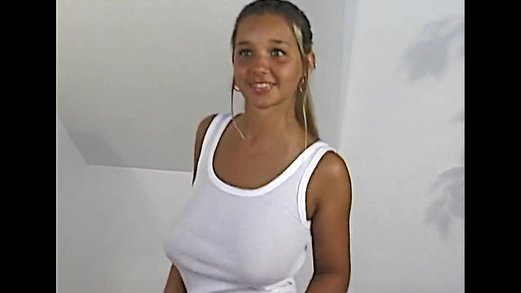 teen big boobs bouncing braless wet tshirt