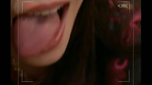 Miranda Cosgrove tongue