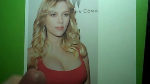 Cum Tribute - Scarlett Johansson