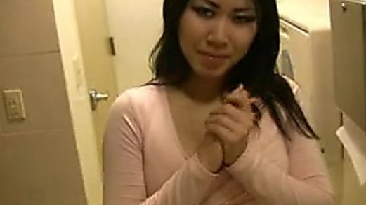 Asian girl giving jerk off instructions