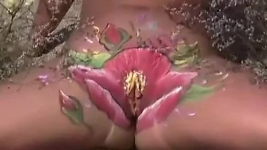 painted pussy flowers
