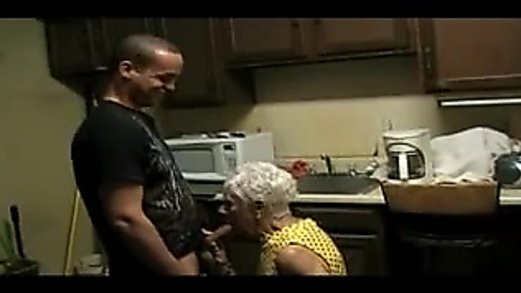 75 years old lady fucking a young boy