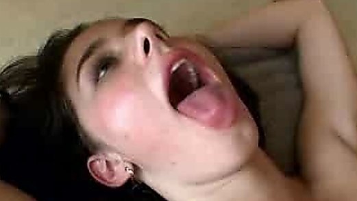she really likes the taste of cum