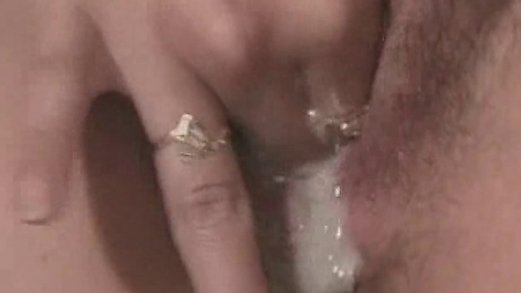 Pussy Cum Overflow (Creamy Cum From a Woman's Vagina)