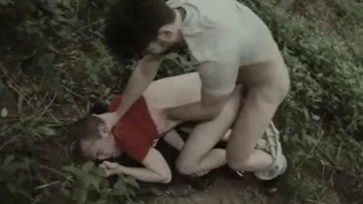 Boy's Asshole Destroyed in the Woods