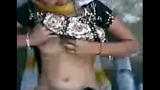 Indian Guy Fucking Tight Indian Pussy outdoor