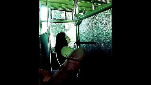 Latina Chick #2 Can't Stop Looking At Big Dick On Bus