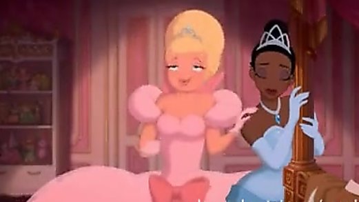 Disney Princess hentai - Tiana meets Charlotte  - 2