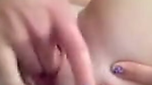 sexy high school teen fingers her puffy pussy porn