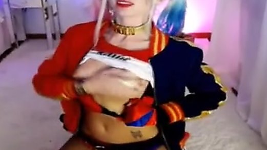 Very Sexy Cosplay Harley Quinn - Batman porn